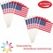 20 Pack US American Mini Stick Flags USA Small Miniature Handheld Flag Decorations,5x8 Inch